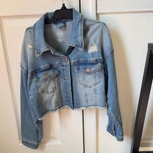 Wonder Nation Distressed Blue Jean Jacket